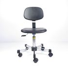 Черная чистая комната ЭСД полиуретана предводительствует барный стул шарнирного соединения 360 градусов регулируемый поставщик